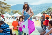 Corregimiento Pichindé disfrutó con el Festival de Cometas en el puente festivo