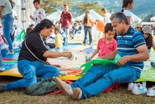 Corregimiento Pichindé disfrutó con el Festival de Cometas en el puente festivo