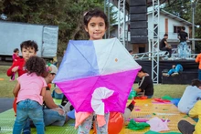 Corregimiento Pichindé disfrutó con el Festival de Cometas en el puente festivo