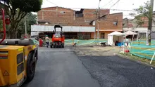 Avanzan intervenciones viales en la comuna 8 con ‘Obras de Corazón’