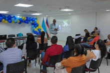 Docentes de la institución educativa INEM recibieron el certificado del manejo del curso Moodle