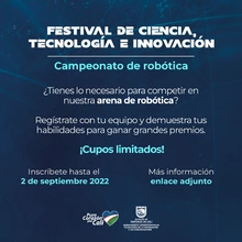 Festival de Ciencia, Tecnología e Innovación Robótica 