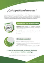 Petición de cuentas, otro canal para la participación ciudadana