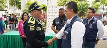 “Reconocemos su esfuerzo por cuida la vida”: alcalde Ospina al general León Montes