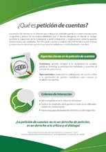 Petición de cuentas, otro canal para la participación ciudadana
