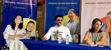 Tiempo, canciones e historias compartió Andrés Cepeda con estudiantes del oriente de Cali