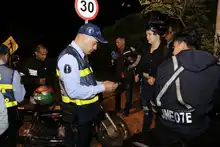 Robusto operativo interinstitucional de control   a parrillero hombre en Cali. 