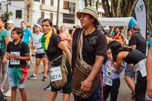 Caleños y comunidades indígenas corrieron por la reconciliación y la paz