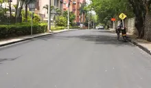 Caleños satisfechos con la rehabilitación vial en La Buitrera
