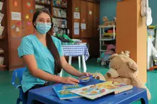 Nueva docente inició apoyo pedagógico en Aula Hospitalaria del HUV