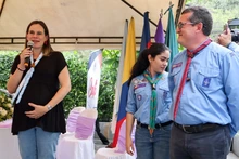 Secretaria de Turismo recibió pañoleta honorífica de los Scouts de Colombia