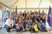 Secretaria de Turismo recibió pañoleta honorífica de los Scouts de Colombia