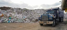 Evacuan un alto volumen de residuos de construcción y demolición de la Estación de Transferencia