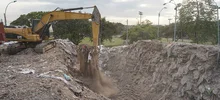 Evacuan un alto volumen de residuos de construcción y demolición de la Estación de Transferencia