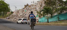 Evacuan un alto volumen de residuos de construcción y demolición de la Estación de Transferencia
