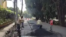 Informan sobre intervenciones viales en corredores principales, con Obras de Corazón