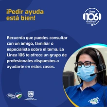 La línea 106 se posiciona como herramienta de ayuda para la salud mental de caleños y caleñas