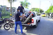 Autoridades avanzan en la restitución del espacio público en la comuna 17