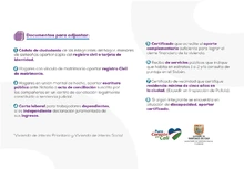 Documentos Postulación Subsidio