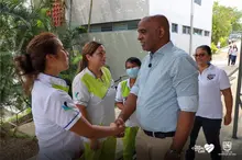 Con palas, escobas y pintura se cumplió la minga en planteles educativos 