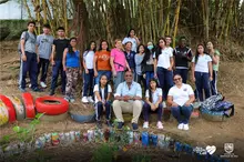 Con palas, escobas y pintura se cumplió la minga en planteles educativos 