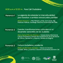 Cali Ciudadana, un espacio de transformación para la convivencia pacífica