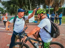 La bicicleta se paseó por el corredor verde de Cali en el Día sin Carro y Moto