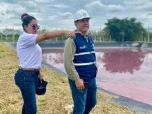 Planta de tratamiento de lixiviados de Navarro está estrenando membranas