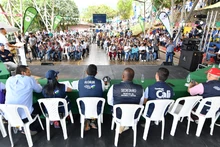 Montebello asistió masivamente a la feria de servicios de Gobierno al Barrio. 