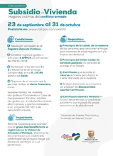 Documentos y condiciones Postulación Subsidio