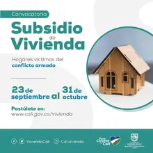 Víctimas del conflicto armado podrán acceder a una vivienda digna nueva o usada en Cali