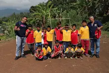 Una mañana con los estudiantes de la comunidad Wounnan que habita en Cali