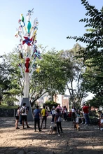 Recorrido cultural en San Antonio: mascotas hicieron parte de la celebración del ‘Día Mundial del Turismo’