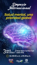 Simposio internacional ‘Salud mental, una prioridad global’, este 3 de octubre, en Cali