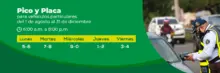 Pico y placa 2do semestre 2022