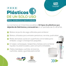 Foro sobre plásticos de un solo uso: retos, tendencias y oportunidades