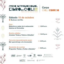 ¡Prográmate!: La carpa Cali Educa abre el telón en la Feria Internacional del Libro 