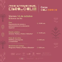 ¡Prográmate!: La carpa Cali Educa abre el telón en la Feria Internacional del Libro 