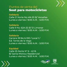 Movilidad seguirá exigiendo el Soat a conductores en Cali