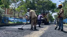 En El Troncal se renuevan vías con recursos de los caleños