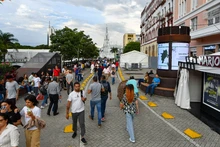 Yoav Eshed deslumbró con los sonidos de Jazz en la Feria del Libro.