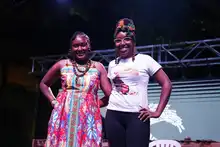 La alegría inspiró a las participantes del concurso de peinados afro “Tejiendo Esperanzas”