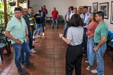 Agentes de tránsito se capacitan sobre trabajo en equipo
