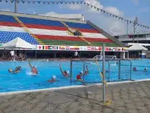 Waterpolo nacional nadó a sus anchas en las piscinas Hernando Botero O’byrne