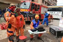 En Simulacro Municipal, organismos de socorro realizaron búsqueda y rescate de tres personas