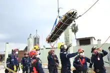 En Simulacro Municipal, organismos de socorro realizaron búsqueda y rescate de tres personas