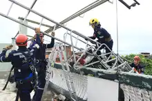 En Simulacro Municipal, organismos de socorro realizaron búsqueda y rescate de tres personas