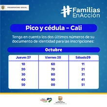 Se inician las Inscripciones de Familias en Acción para quienes están focalizados