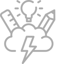 Icono lluvia de ideas