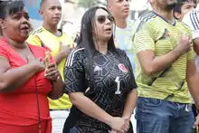 Familiares de las jugadoras y la hinchada disfrutaron de la final del Mundial Femenino en pantalla gigante